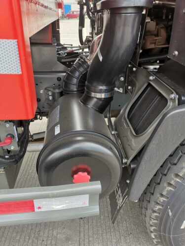 重汽王牌757b777b国五腾狮空气滤清器总成KW2340J4空滤盖原厂自卸 - 图0