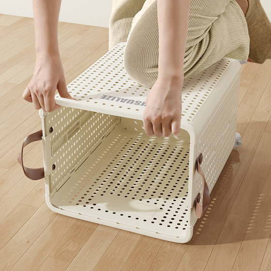 Dirty clothes basket is multi-purpose and easy to store