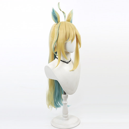 【自由人】赛马娘Pretty Derby 胜负服新宇宙cos假发耳朵尾巴头皮 - 图1