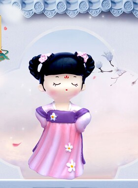 古风唐小环唐侍女摆件文创纪念品