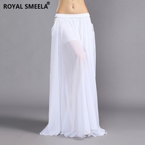 Belly Leather Dance Down Dress Half Body Dress 2023 New Beginners Spring Summer Practice Costume Women Feel Oriental Dance Big Hem Dress