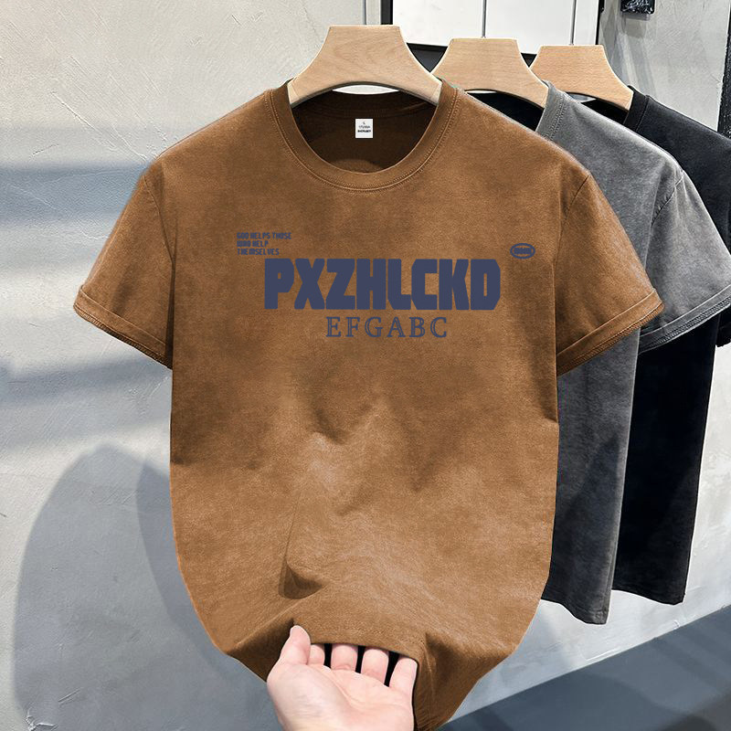 短袖美式潮流夏季麂皮绒新款男女生宽松休闲百搭半袖上衣简约潮流,淘宝优惠券,粉丝福利购,淘宝优惠卷