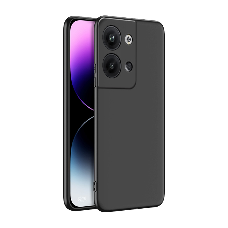 适用于opporeno9手机壳PHM110软壳oppereno9简约时尚reon9保护套opporneo9防摔poopreno9纯黑色ren09磨砂0pp0-图3