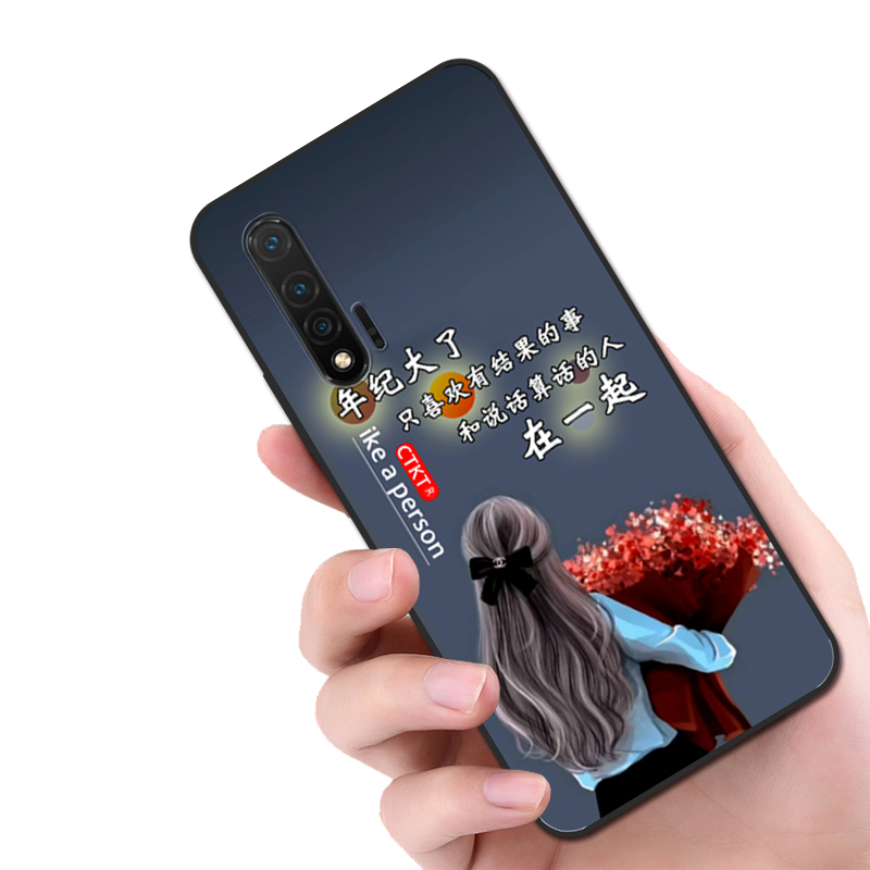 适用华为Nova6手机壳nove6保护套65G64G新款5G版4G液态硅胶nava/navo专用nave全包n0va防摔note男女简约卡通 - 图1