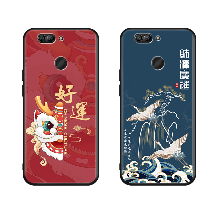 luckrider适用于华为nova2plus手机壳bac-al00新款tl00防摔nova2plsu软壳国潮风保护套经久耐用妈妈中老年人 - 图3