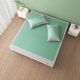 2026 new high standard summer ice silk mat three-piece set soft mat student dormitory single foldable machine washable