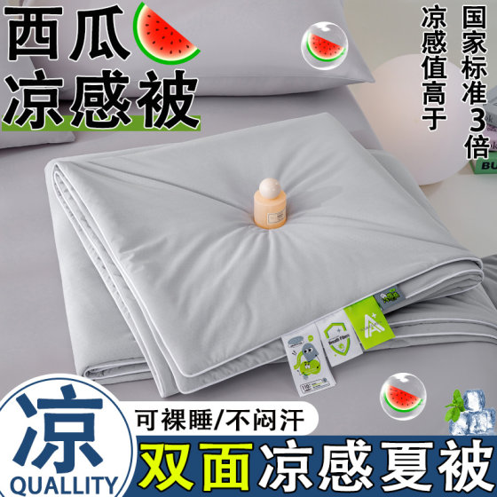 2026 new ice cream antibacterial summer cool quilt summer quilt ice silk summer quilt thin quilt core washable and machine washable