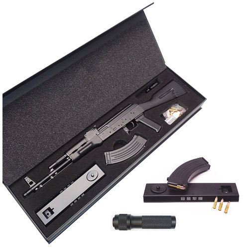 1:2.05金属AK47模型枪AKM阿卡74合金军模抛壳突击步枪不可发射 - 图3