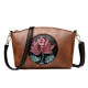 Lotus Shell Bag Women's Soft Leather Crossbody Bag