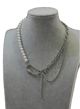 出口新加坡 小众潮流 双层链条 叠戴 女士项链 首饰 送礼