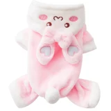 Домашняя одежда собака милый плюшевый бибрь с капюшоном с капюшоном