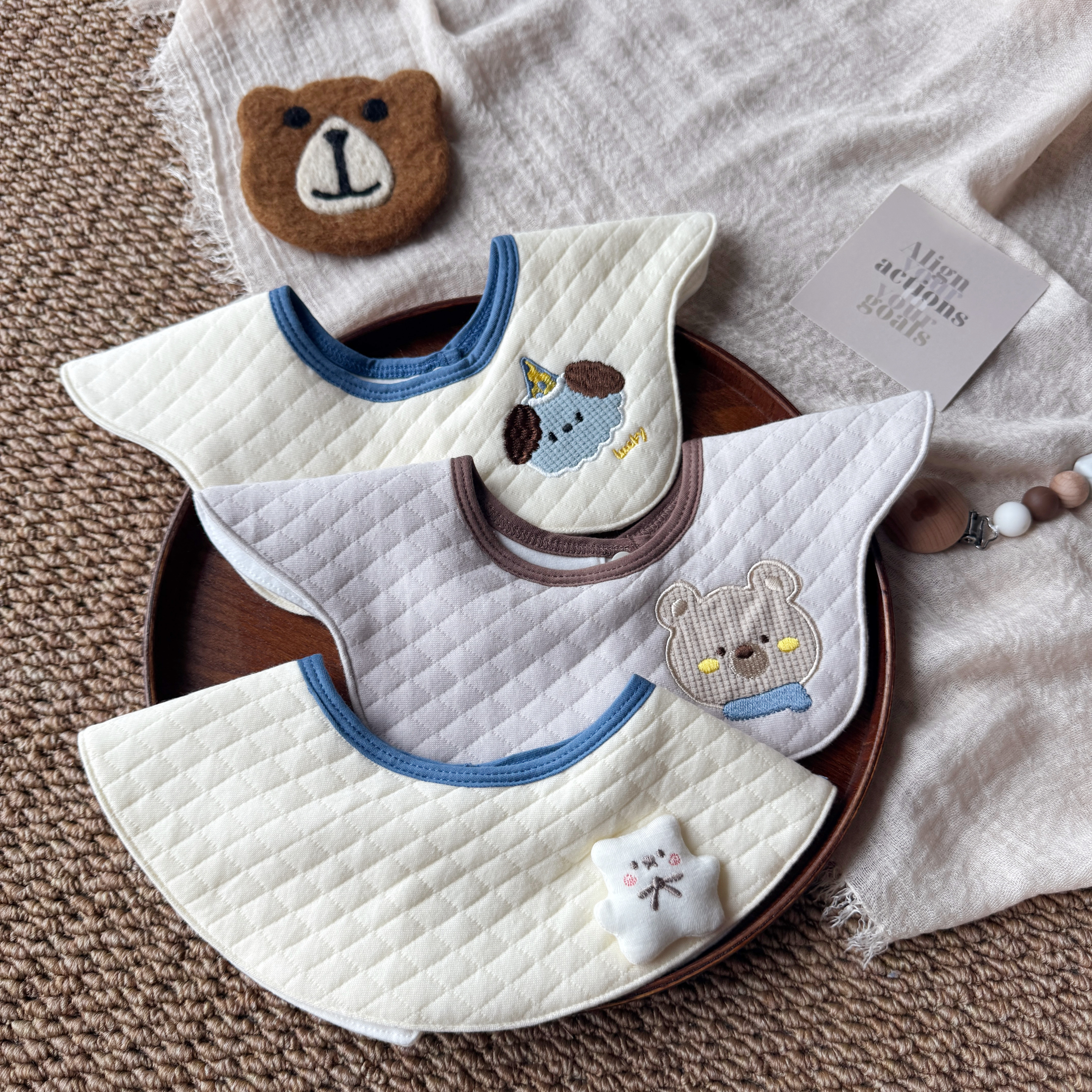 秋冬婴儿防水口水巾宝宝纯棉围嘴新生儿防吐奶亲肤柔软加大款围兜,淘宝优惠券,粉丝福利购,淘宝优惠卷