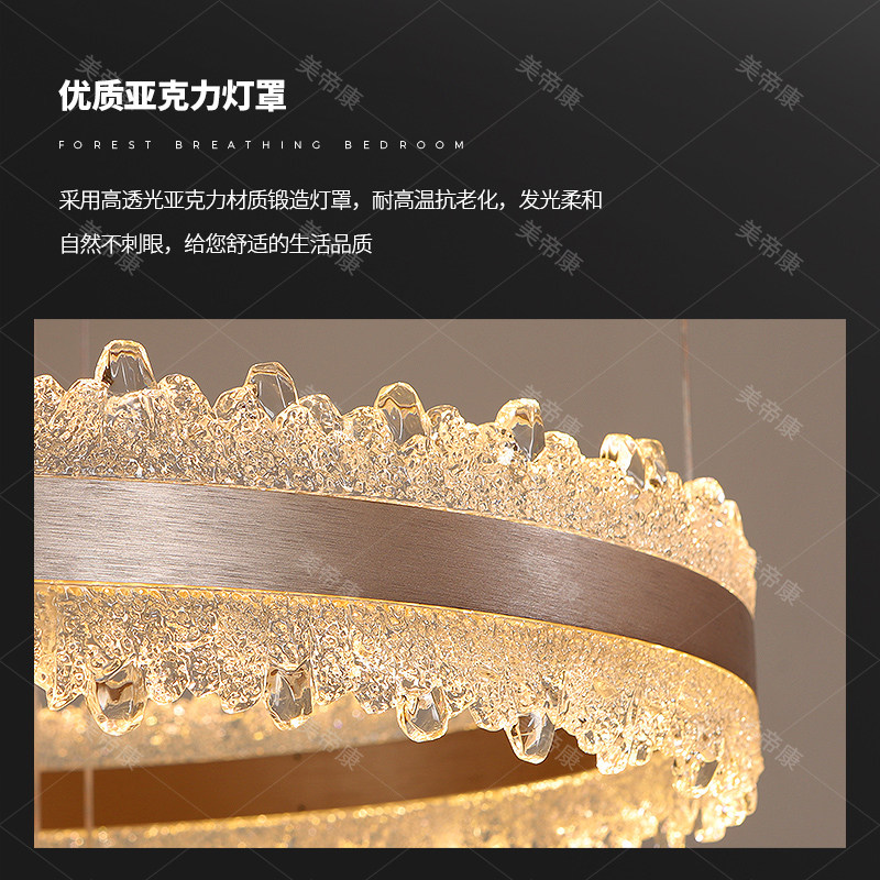 复式楼大吊灯挑空客厅吊灯别墅楼梯灯意式轻奢楼中楼中空大厅主灯