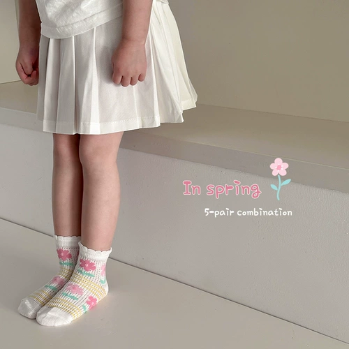 Летние тонкие дышащие детские носки