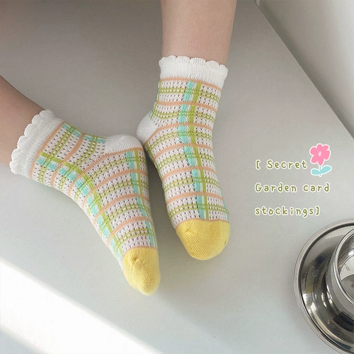 Летние тонкие дышащие детские носки