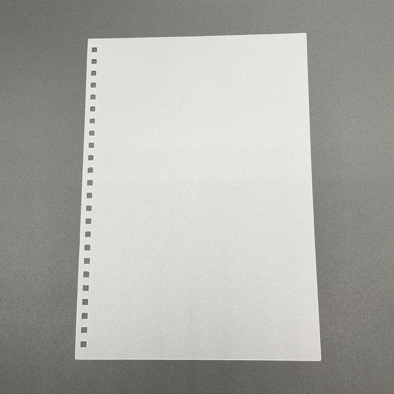34孔磨砂封面活页封皮B829孔A524孔装订胶片A4方孔雾透白色PP封壳,淘宝优惠券,粉丝福利购,淘宝优惠卷