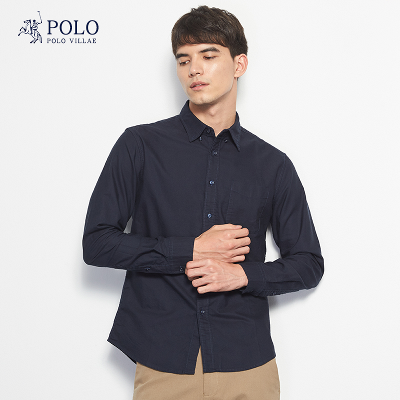 polo villae保罗男长袖春秋衬衫 polovillae衬衫