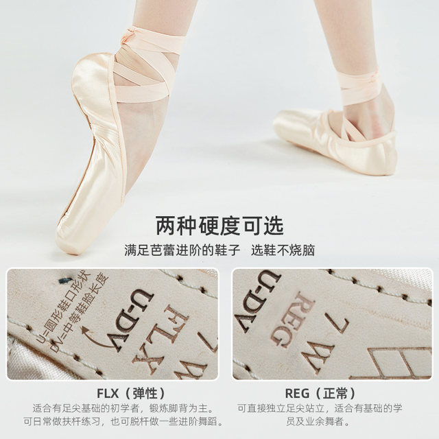 Sansha Pointe Shoes Hard Shoes Beginners Satin ID