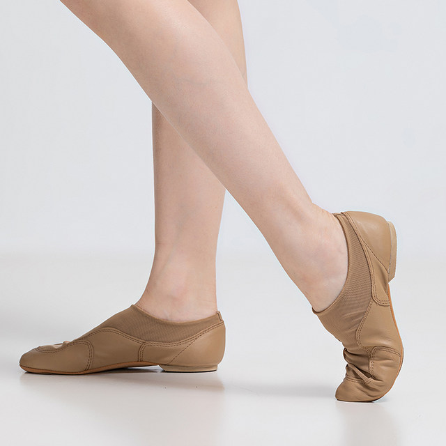 Sansha cowhide jazz dance training shoes