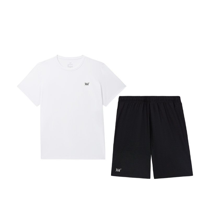 361运动套装男2023夏季新款运动服 361度跑步运动套装