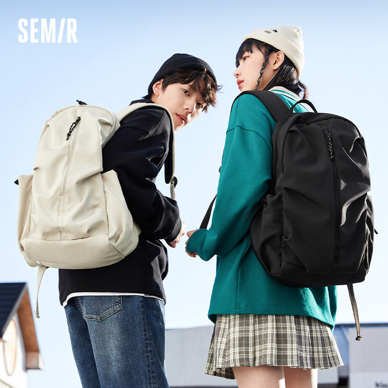 森马女男生大容量男士高中生电脑包 森马箱包双肩背包