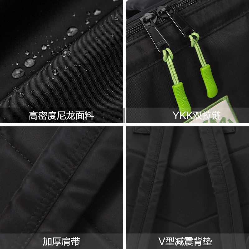 森马女新款罗小黑高中生通勤旅行包 森马箱包双肩背包