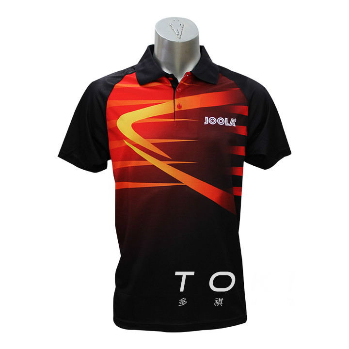 优拉尤拉乒乓球服男女比赛服乒乓短袖上衣球衣运动T恤 JOOLA 693-图1
