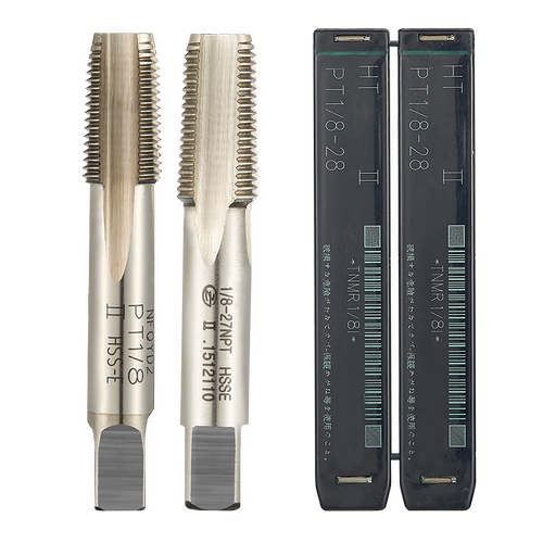 进口左牙管用直槽丝锥G PF1/16 1/8PT1/4-19 3/8反牙直牙管用丝攻-图3