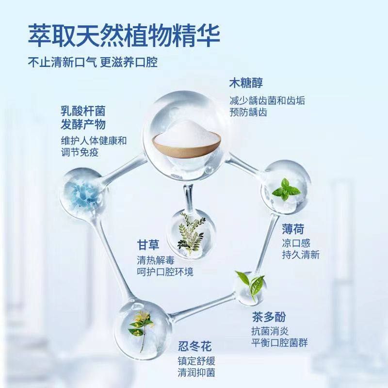 博皓漱口水清新抑菌便携10支装薄荷荔枝味温和口腔清洁专用漱口水,淘宝优惠券,粉丝福利购,淘宝优惠卷