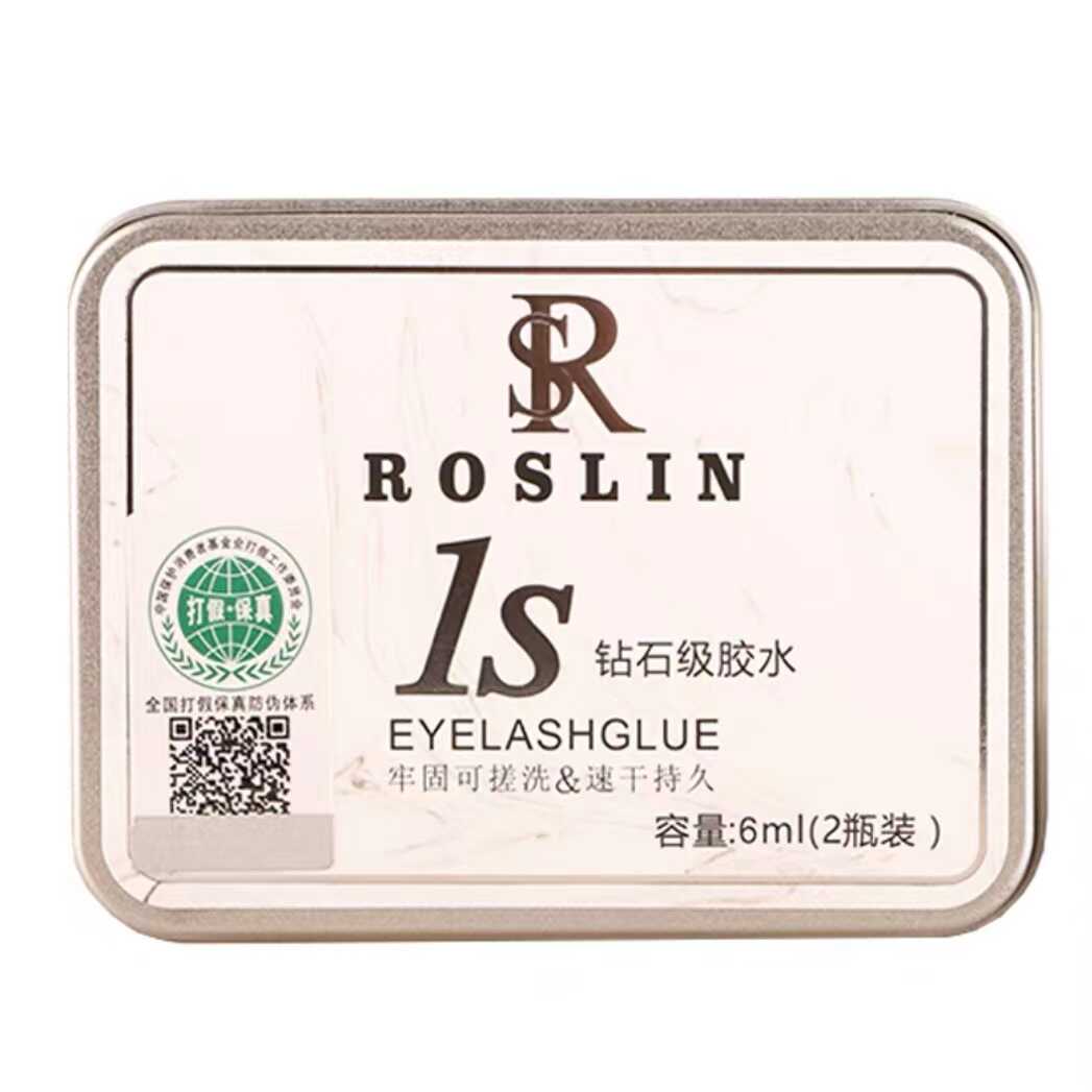 ROSLIN钻石接睫毛一秒胶水种睫毛美睫师店专用速干超粘持久牢固 - 图0