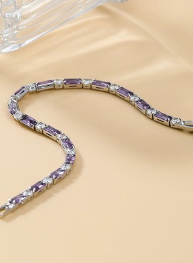 跨境锆石微镶手链ins轻奢复古气质手环小众高级感百搭手饰批发女