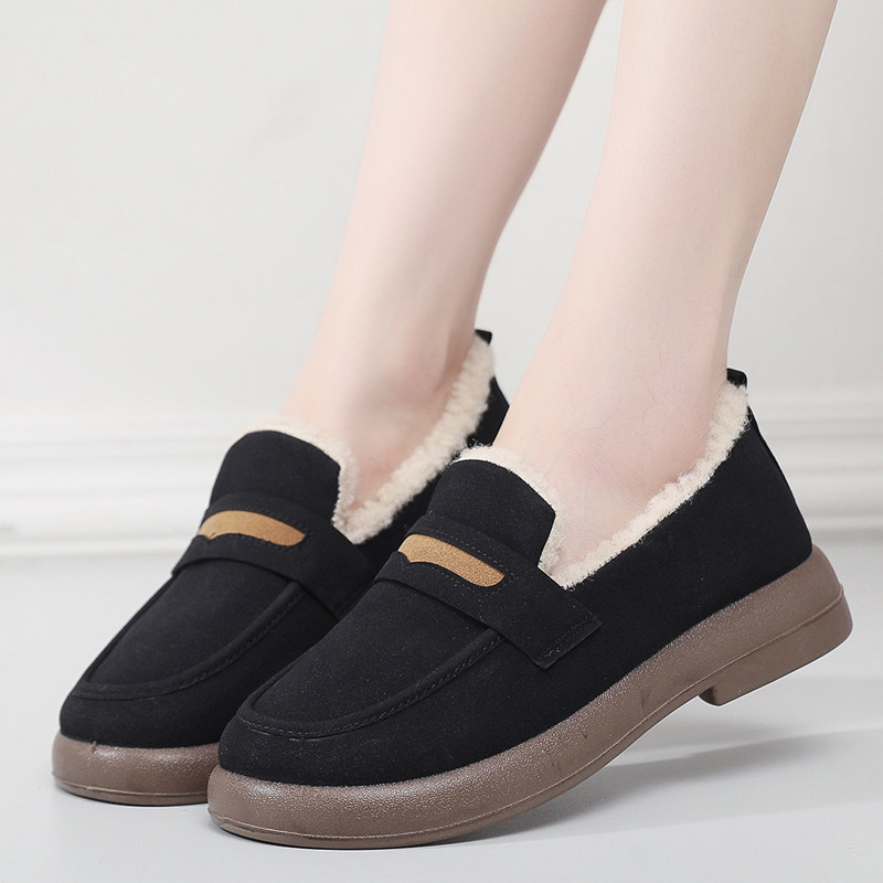 冬季老北京布鞋女士棉鞋软底时尚百搭休闲鞋加绒加厚一脚蹬妈妈鞋,淘宝优惠券,粉丝福利购,淘宝优惠卷