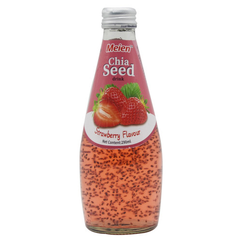泰国进口美恩奇亚籽饮料290ml*10玻璃瓶网红果汁清新水果味饮品 - 图2