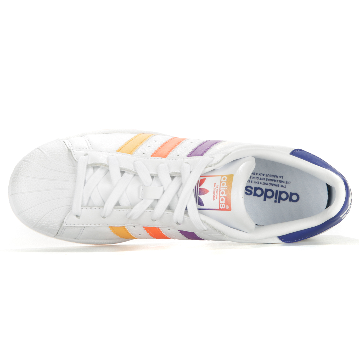 Adidas/阿迪达斯正品三叶草 SUPERSTAR 男女经典运动鞋EG8133 - 图2