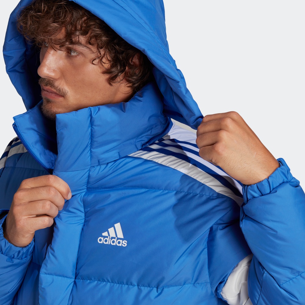 Adidas/阿迪达斯正品新款男女户外运动加厚保暖羽绒服 GF0099 - 图1