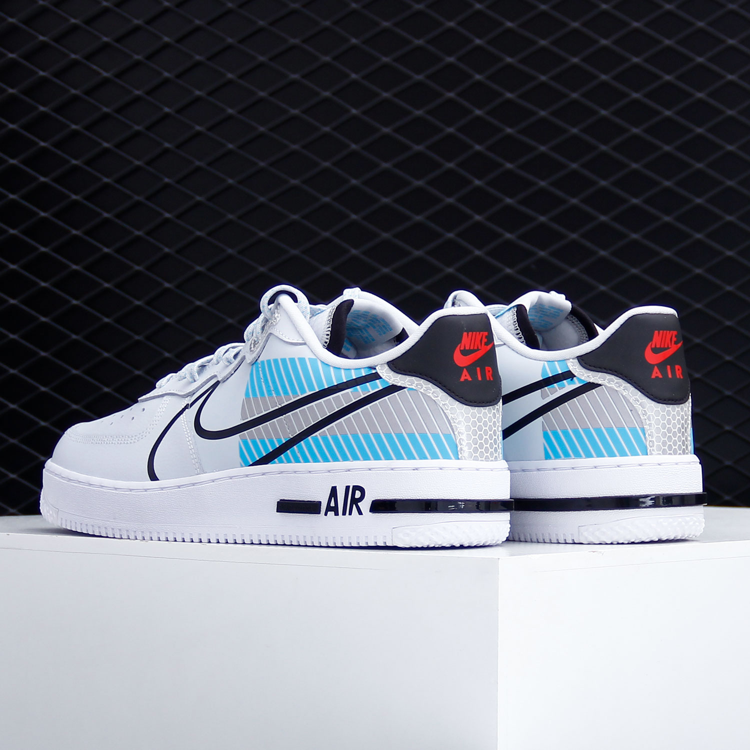 Nike/耐克正品AIR FORCE 1 REACT LX 男女休闲运动鞋CT3316-001 - 图0