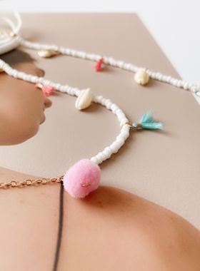 口罩链韩国简约流苏挂脖眼镜链