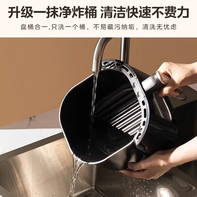 美的空气炸锅家用新款可视免翻面