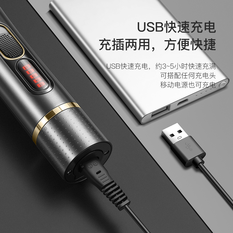 奥克斯剃头刀电推子理发器电推剪发廊专用正品家用儿童剪头发神器-图3