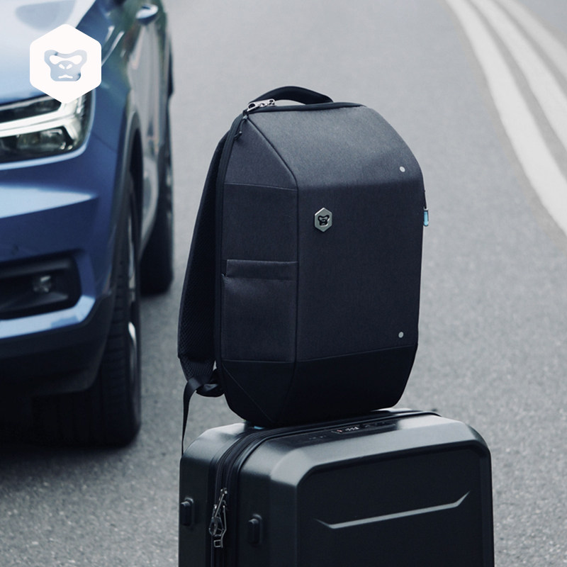 新款防盗电脑包通勤旅行双肩包男设计感轻便双肩背包女防水书包潮,淘宝优惠券,粉丝福利购,淘宝优惠卷