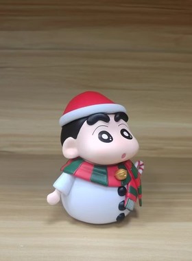 蜡笔小新手办嘟嘟可爱网红圣诞树