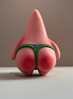 大聪明派大星潮玩手办桌面摆件