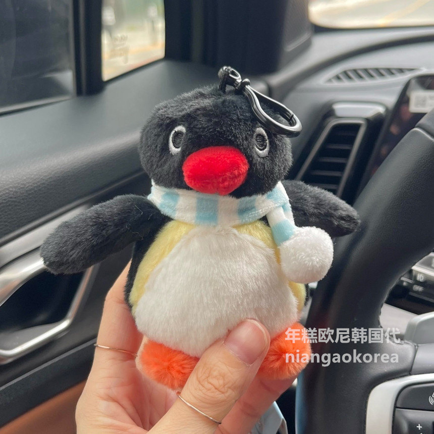 部分现货 韩国正品pingu企鹅包挂件围巾企鹅毛绒毛绒学生女生玩偶,淘宝优惠券,粉丝福利购,淘宝优惠卷