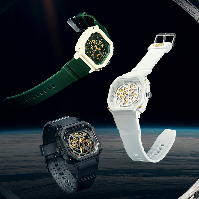 dickies旗舰店情侣款白色复古手表 dickies手表欧美腕表