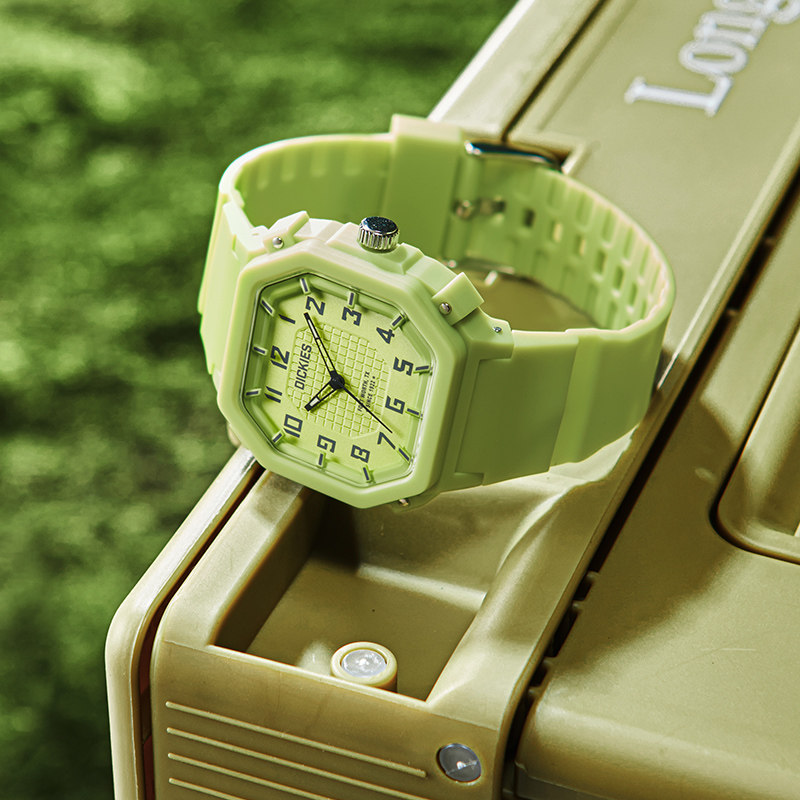 dickies学生女潮流复古方形情侣表 dickies手表欧美腕表