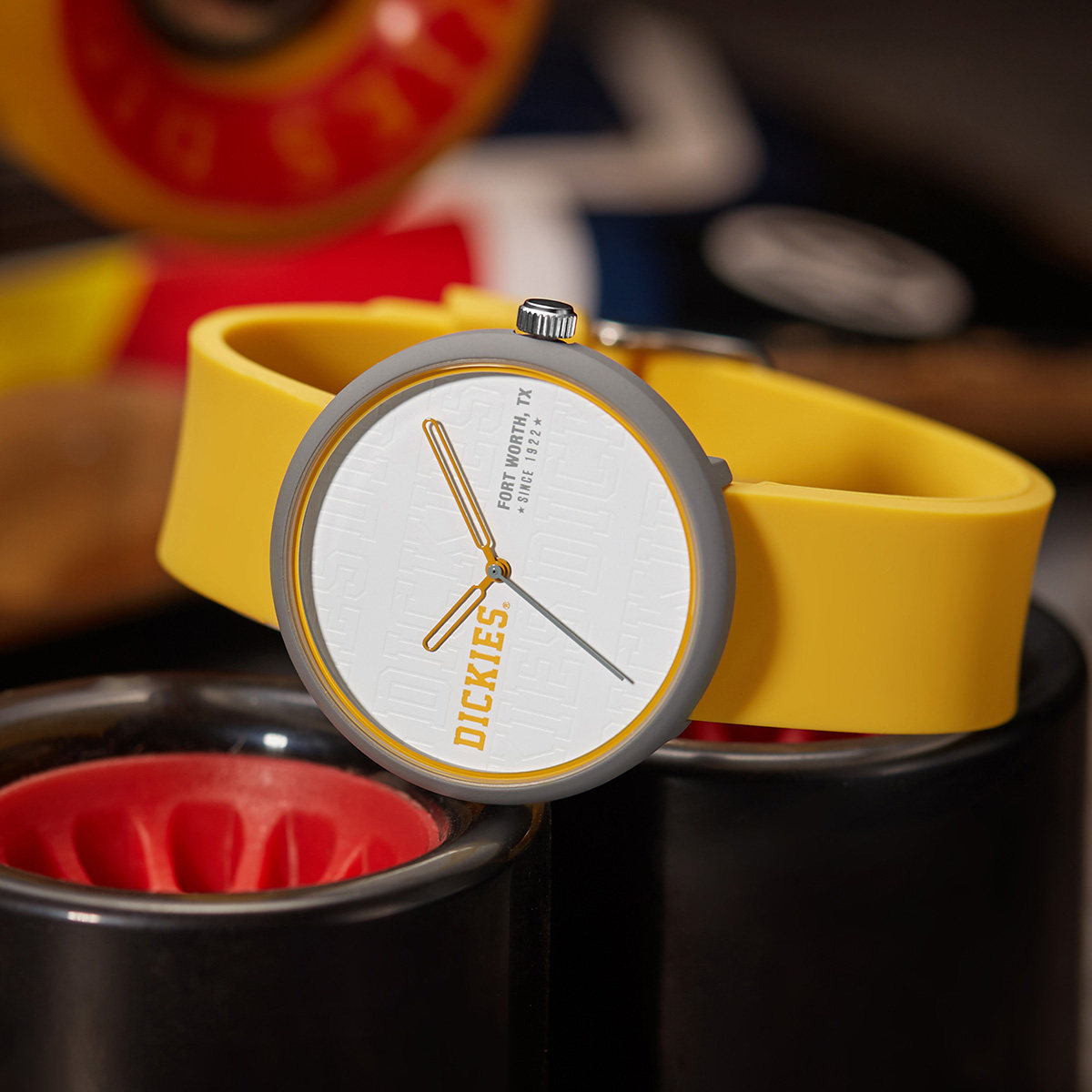 专属 dickies潮流时尚硅胶女手表 dickies手表欧美腕表