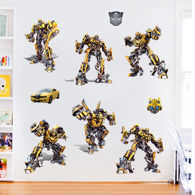 Cartoon Transformers Wall Sticker Robot