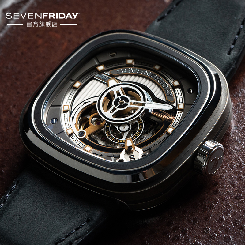 【官方正品】Sevenfriday七个星期五手表自动机械男士腕表PS2/01