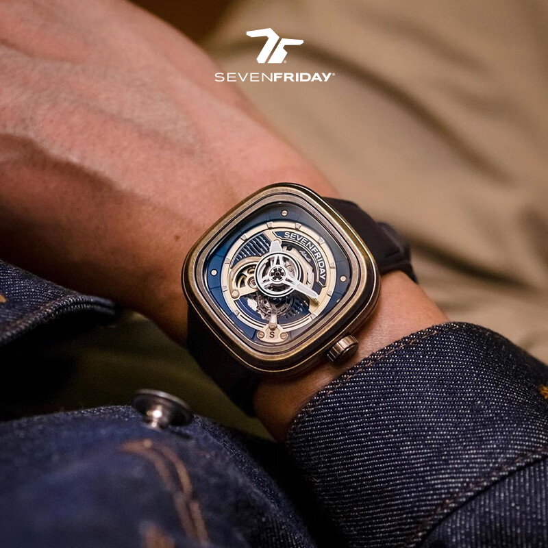 【全球限量】SEVENFRIDAY七个星期五航海三代机械手表男士PS1/04 - 图0