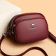 Genuine leather round bag first layer cowhide shoulder crossbody bag for women